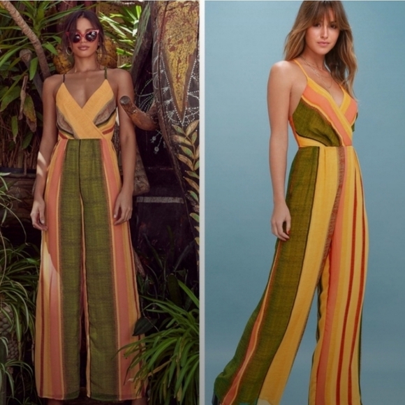 Lulus Chiffon Jumpsuit - Picture 2 of 11